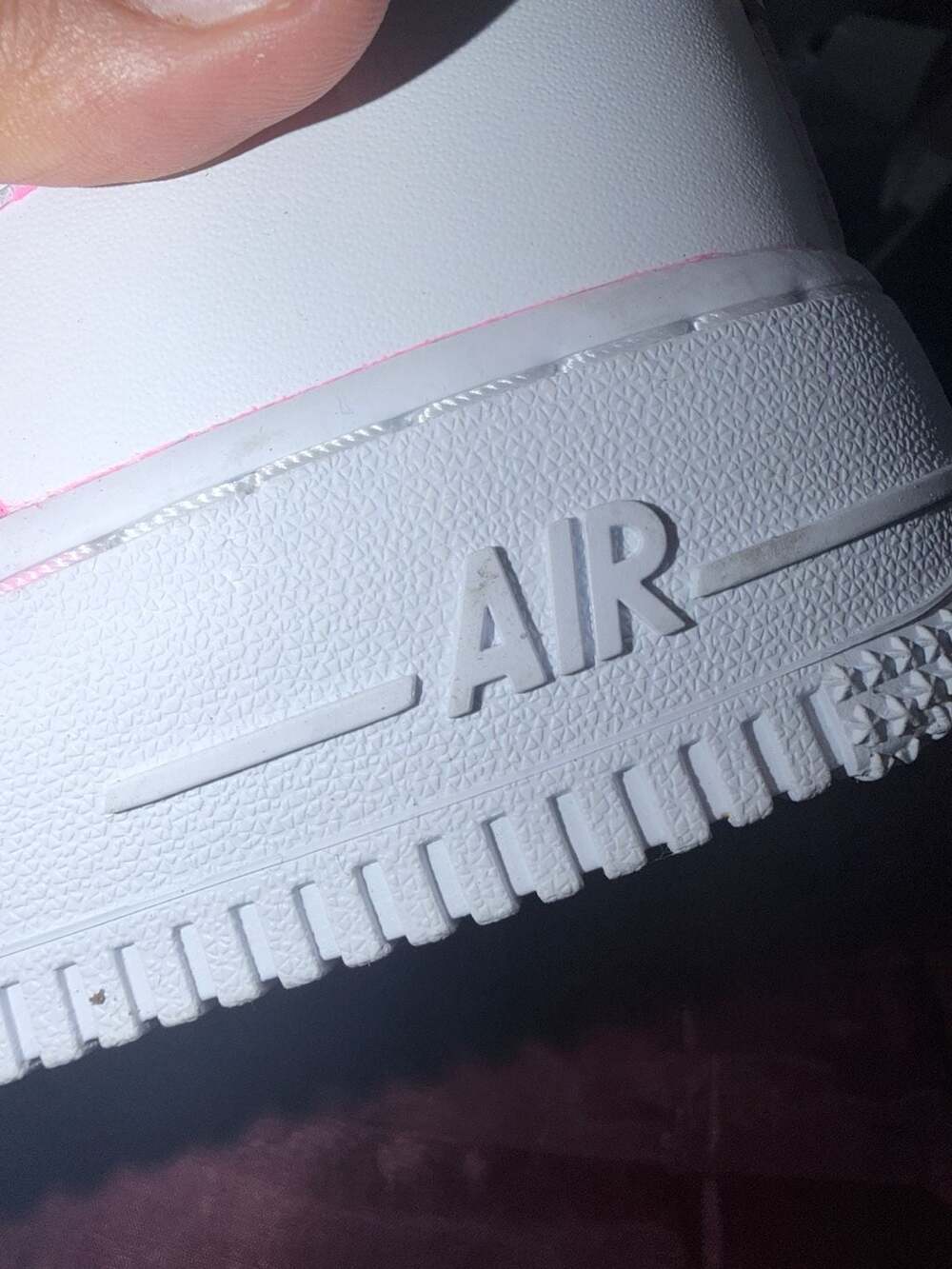 Nike Air Force 1 '07 LX White Pink DD8959-100 Size 10 - Picture 4 of 7